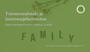 Kelan toimeentulotuki ja lastensuojeluilmoitus. Voiko pelkkä köyhyys johtaa lastensuojeluilmoituksen tekemiseen?